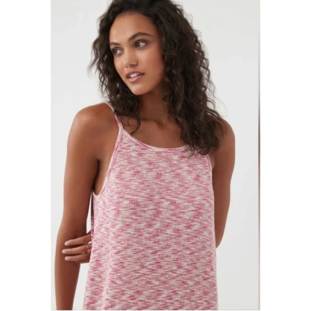 O'Neill Morette Spacedye Dress-Barbie Pink Mini Length Tank Dress NWT - Picture 8 of 11